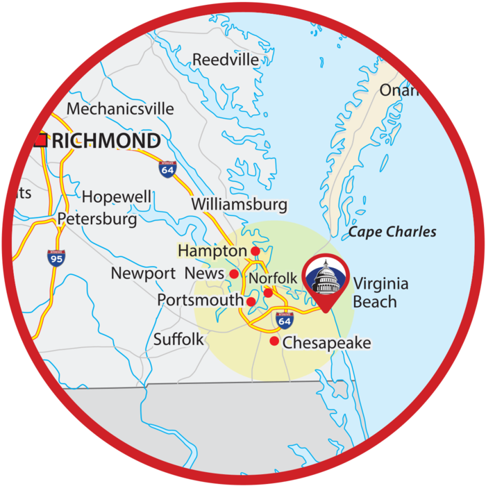 VA Beach Map